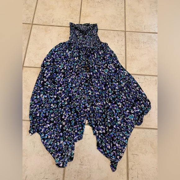 💜 Candy Couture Floral Maxi Skirt - Strapless Boho Chic - Size XL - Picture 3 of 8